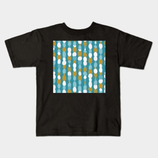 Paper Chain in Gold and Teal Kids T-Shirt